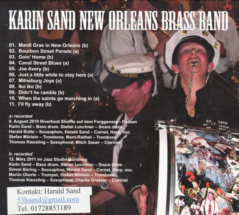 CD: Karin Sand New Orleans Brass Band